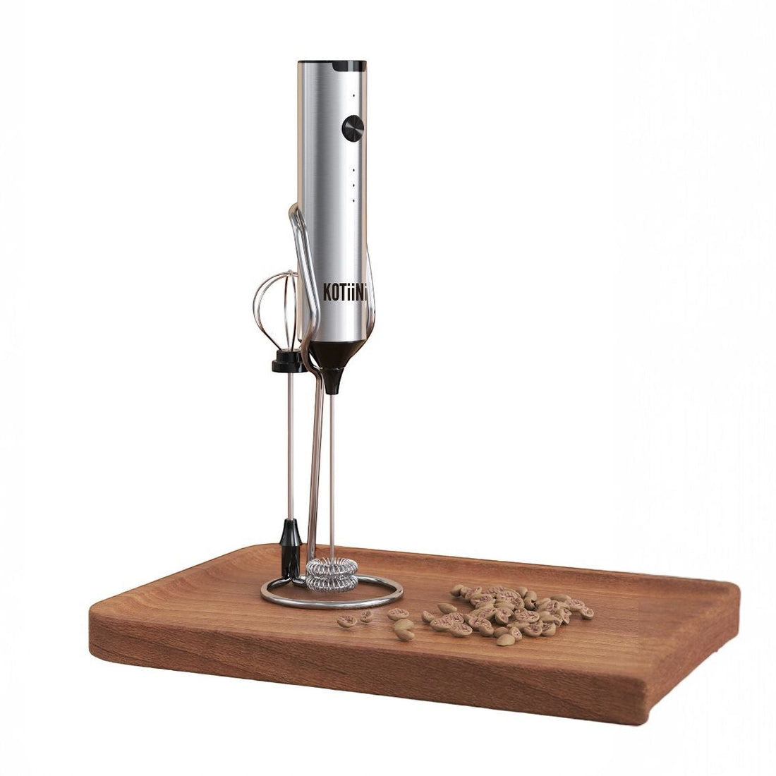 Batidor Eléctrico Espuma Recargable Cremaire – 3 Velocidades, USB y Doble Cabezal de Acero Inoxidable