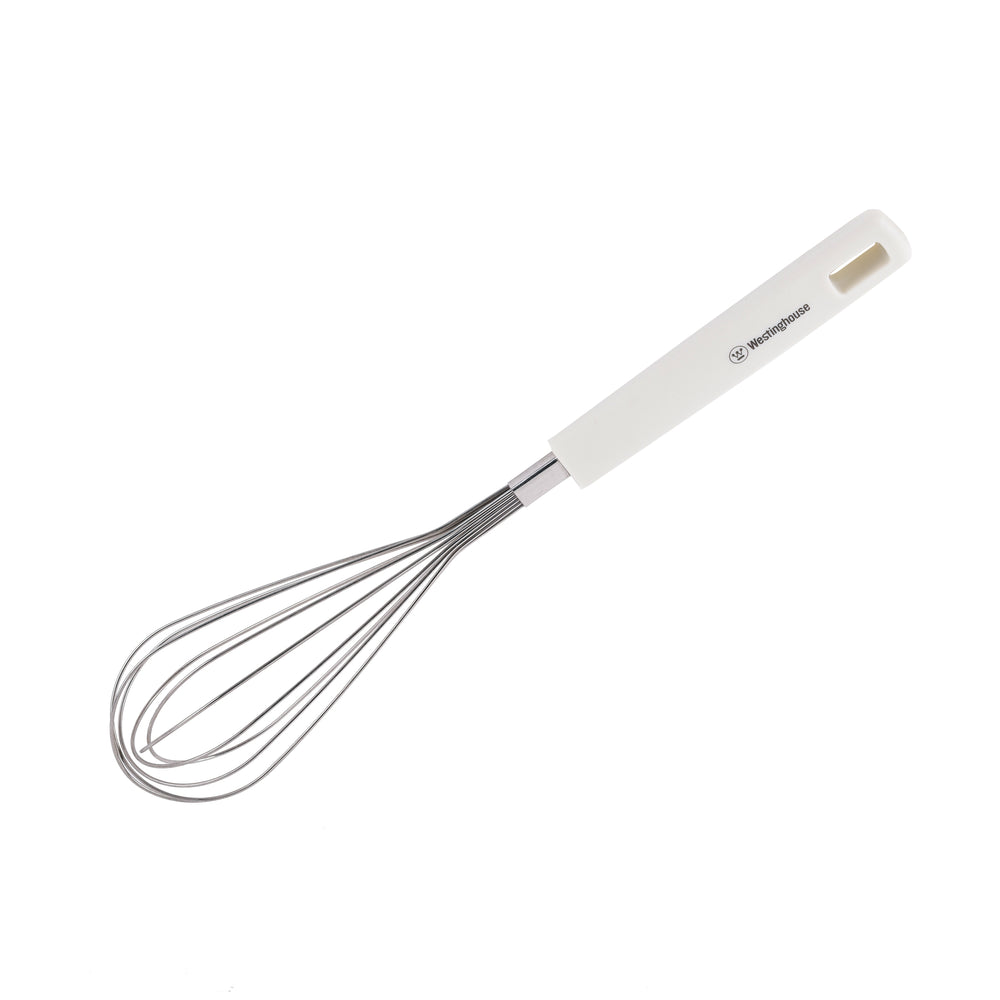 Batidor de Huevos acero inoxidable blanco - Ligero, Ergonómico y Eficiente