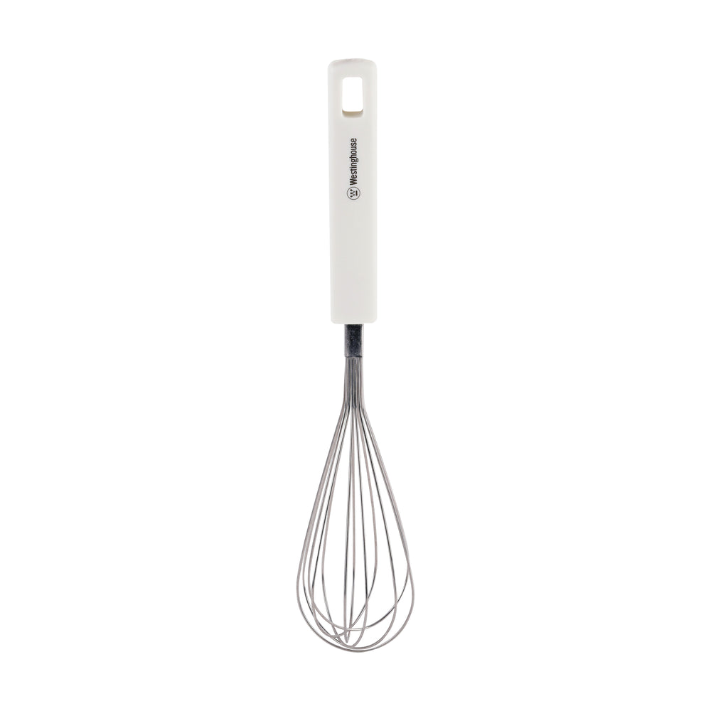 Batidor de Huevos acero inoxidable blanco - Ligero, Ergonómico y Eficiente