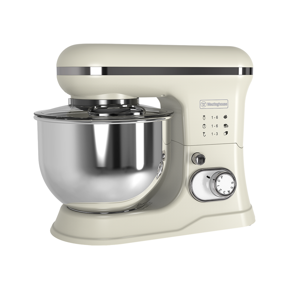 Batidora pedestal Retro crema 5L