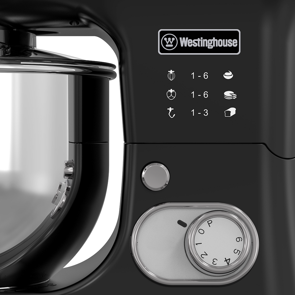 Batidora pedestal Retro negra 5L