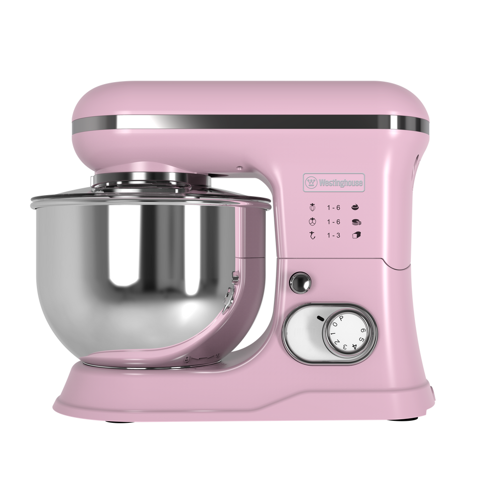 Batidora pedestal Retro rosada 5L