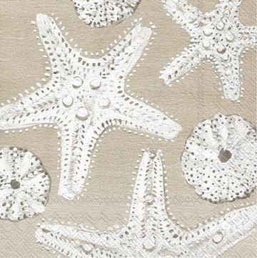 Set x 20 servilletas Starfish cocktail de papel