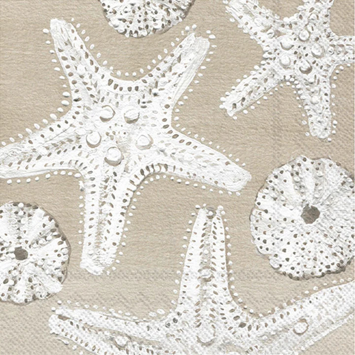 Set x 20 servilletas Starfish cocktail de papel