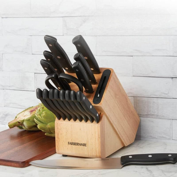 Bloque cuchillo Edgekeeper 16 piezas de Triple Remache negro