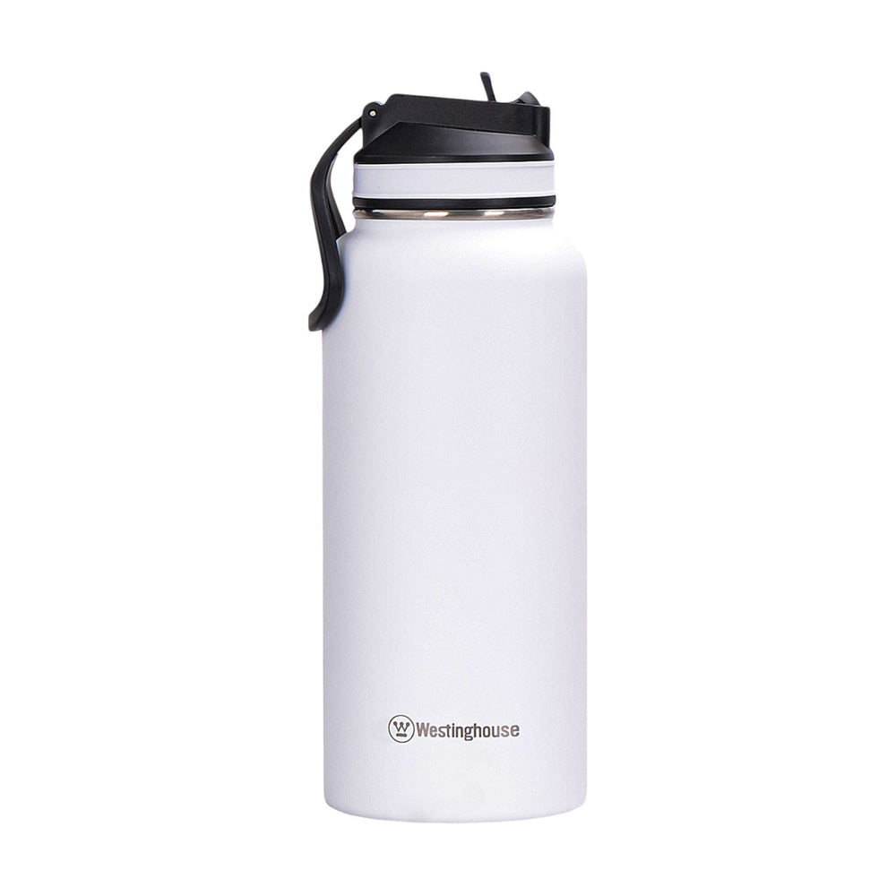 Botella insulada doble pared acero 946 ml blanco