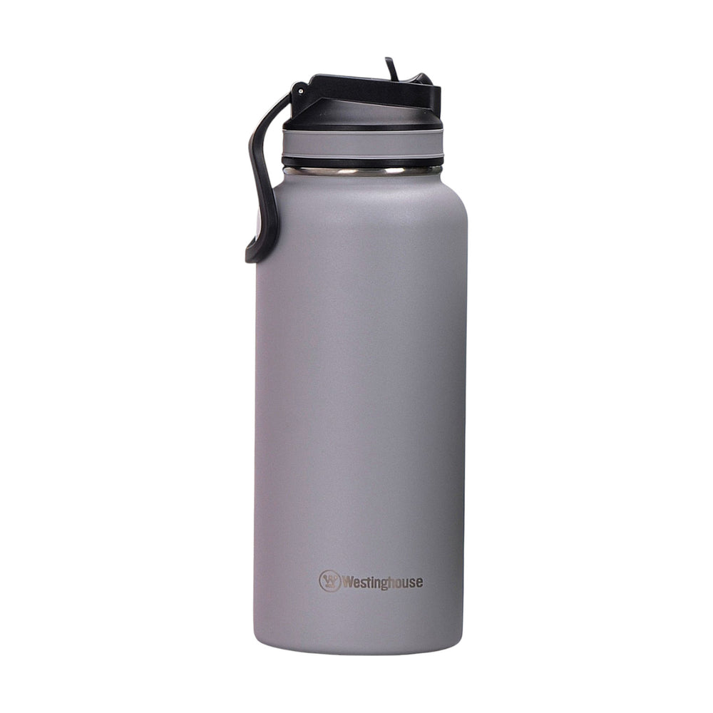 Botella insulada doble pared acero 946ml gris