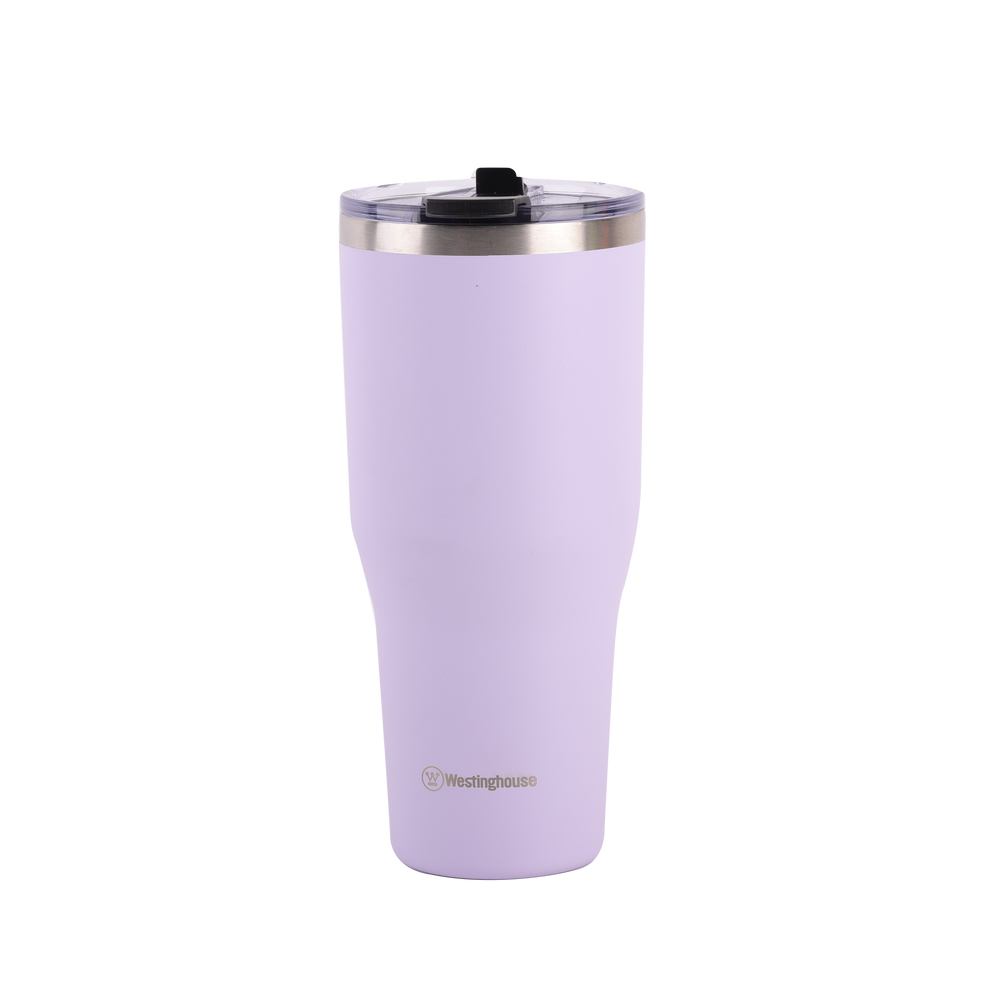 Botella térmica doble pared acero inoxidable 1184 ml lila · mantiene bebidas frías y calientes