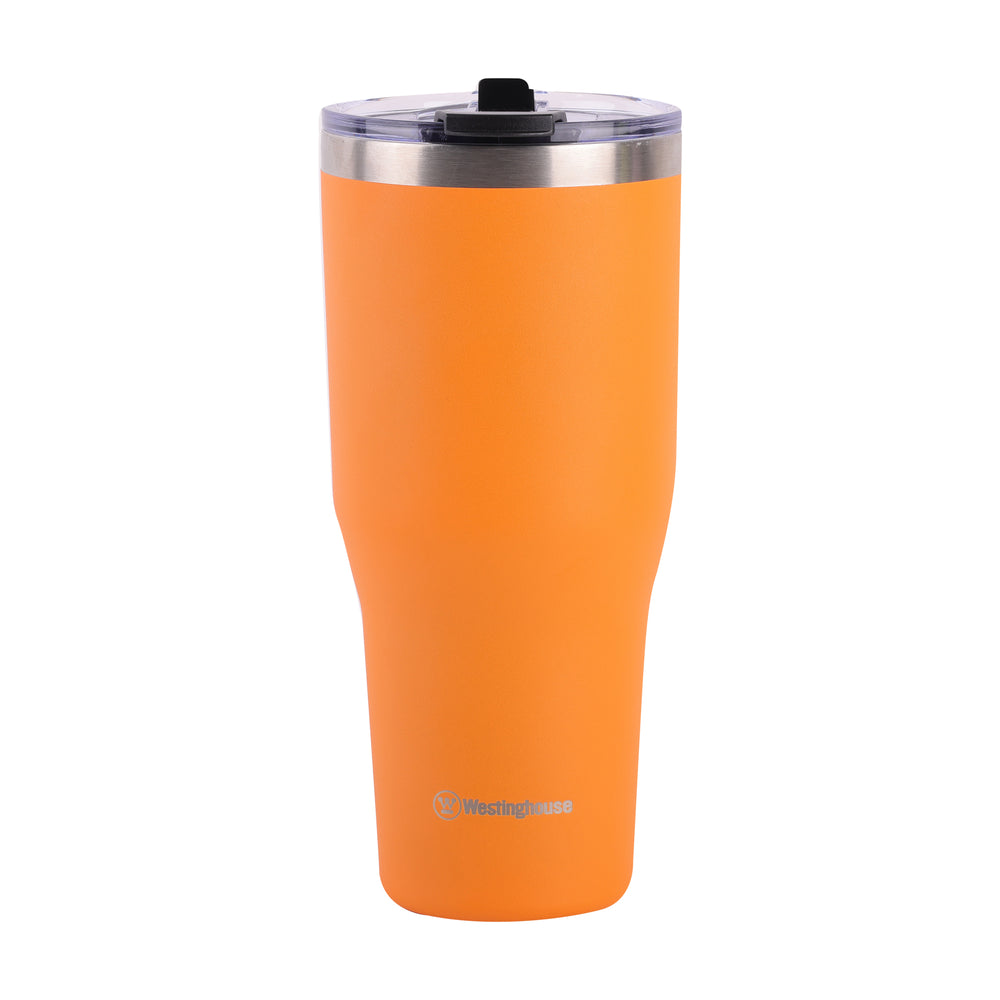 Botella térmica doble pared acero inoxidable 1184 ml naranja · mantiene bebidas frías y calientes