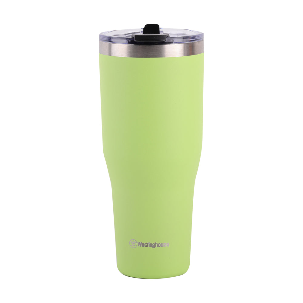 Botella térmica doble pared acero inoxidable 1184 ml verde · mantiene bebidas frías y calientes