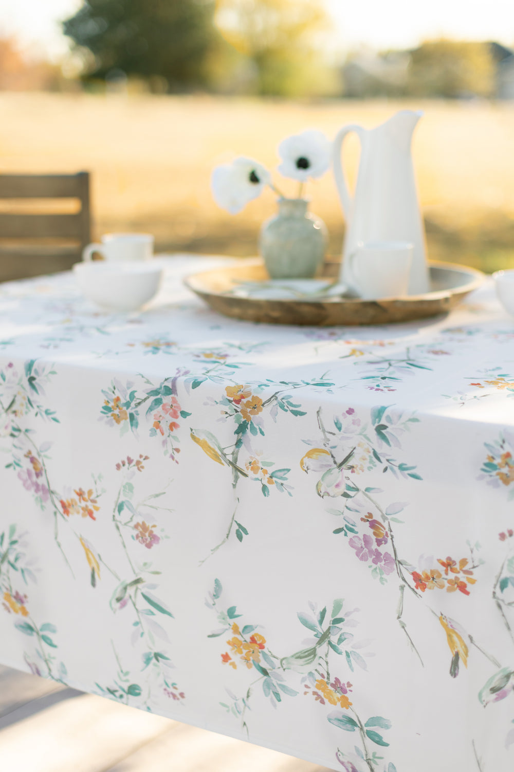Mantel antimanchas Chic Blooms
