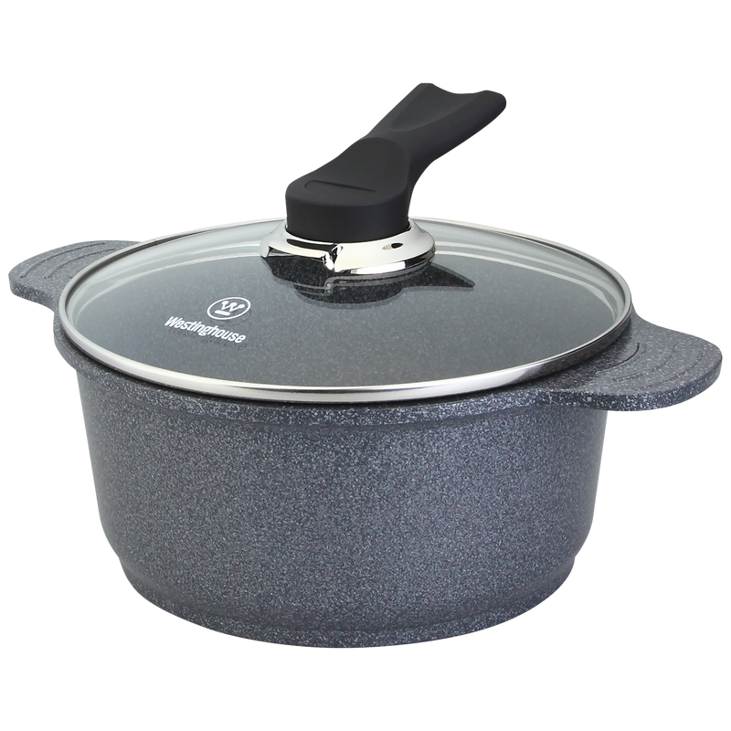 Cacerola antiadherente cerámica gris 24 cm 5ta generación