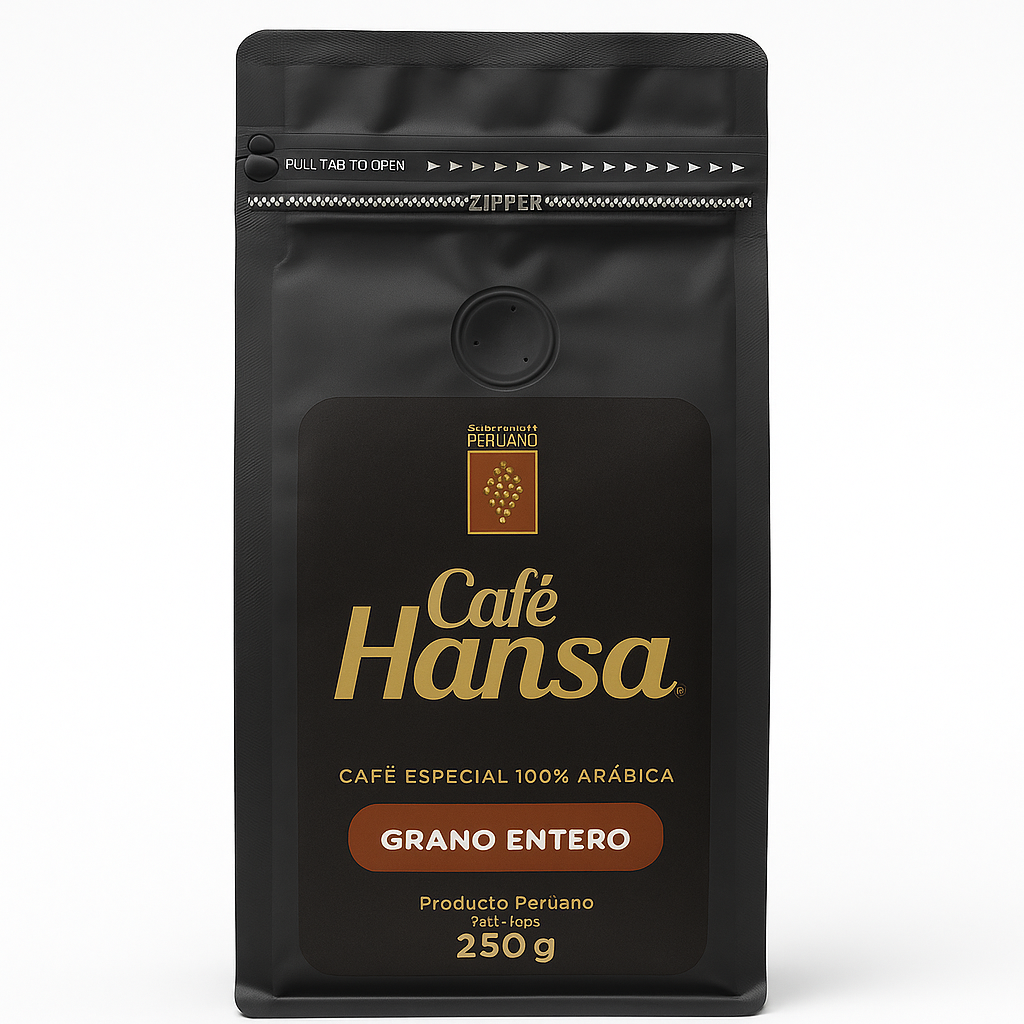 Café Gourmet Hansa en grano 100% Arábica 250g– Especial de Villa Rica