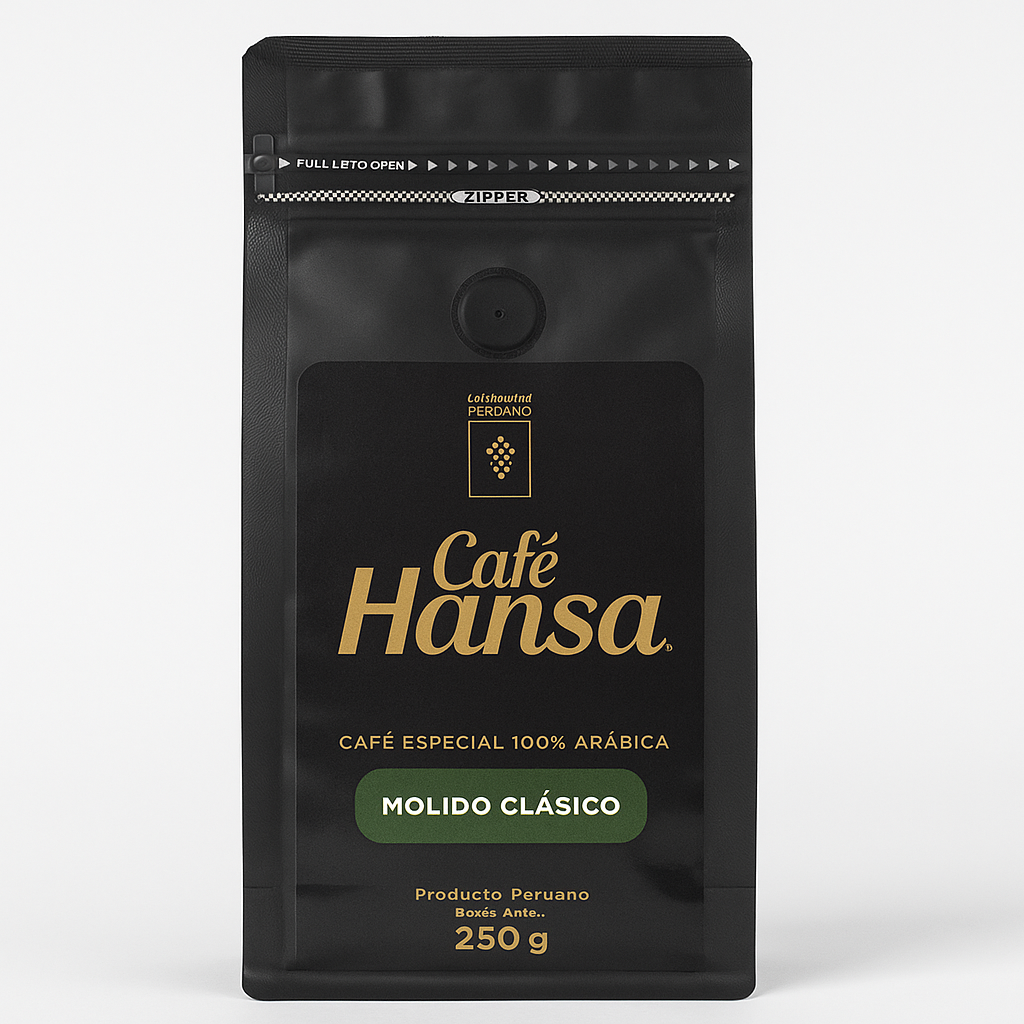 Café Gourmet Hansa molido 100% Arábica 250g– Especial de Villa Rica