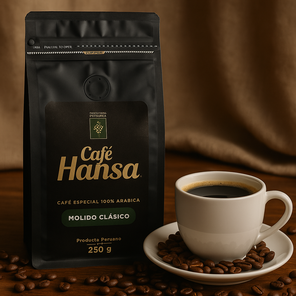 Café Gourmet Hansa molido 100% Arábica 250g– Especial de Villa Rica