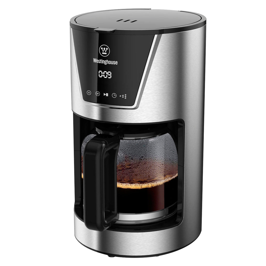 Cafetera digital programable negro 1.5 litros WH