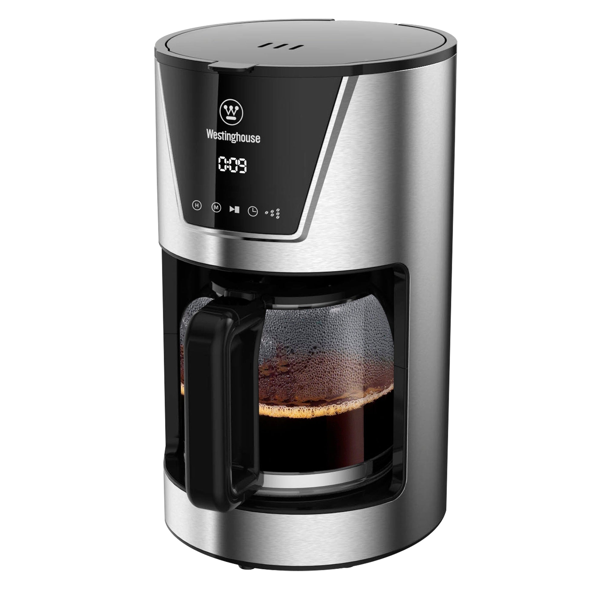 Cafetera digital programable negro 1.5 litros WH