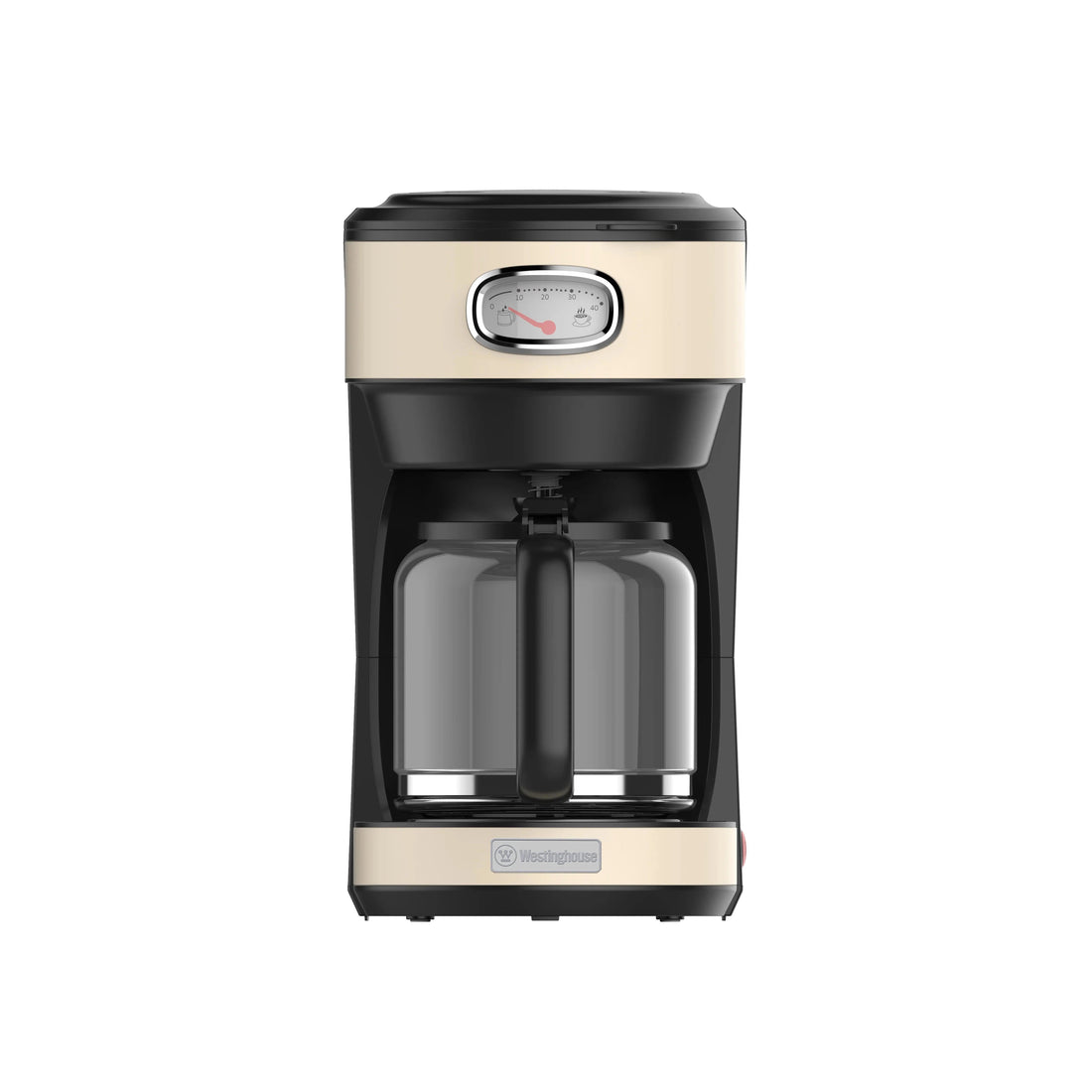 Cafetera retro crema 1.25 ltrs