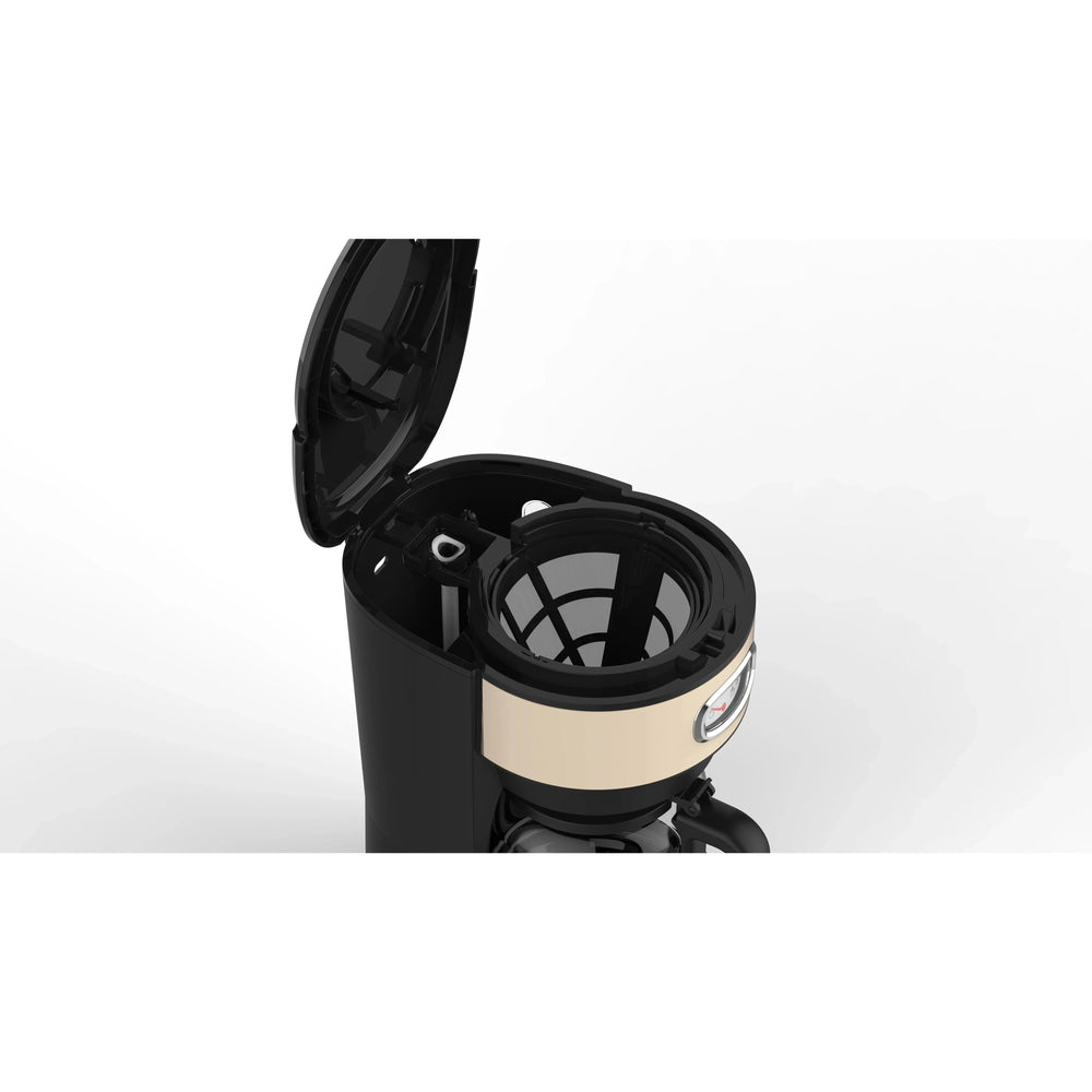 Cafetera retro crema 1.25 ltrs