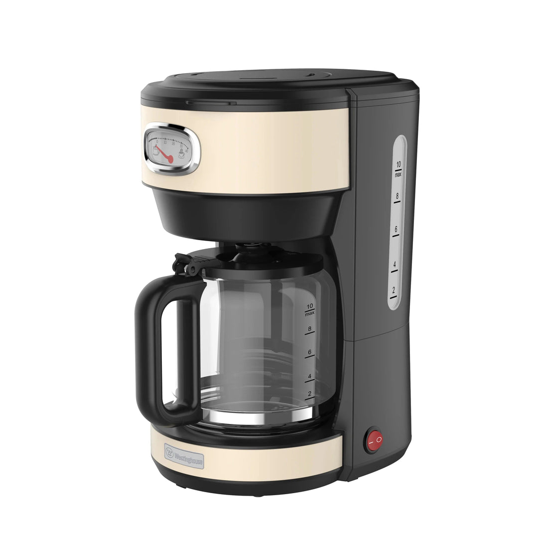 Cafetera retro crema 1.25 ltrs