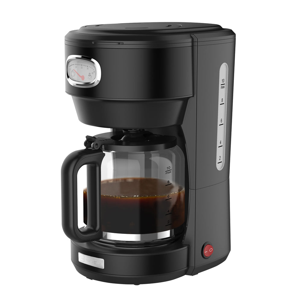Cafetera retro negro 1.25 ltrs