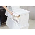 Caja deslizante Roomax living L 46 litros marfil