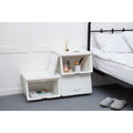 Caja deslizante Roomax living M 34 litros marfil