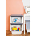 Caja deslizante Roomax living M 34 litros marfil