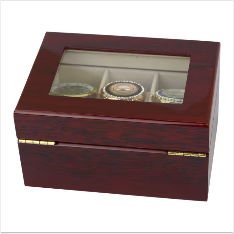 Caja organizadora 3 relojes Premium
