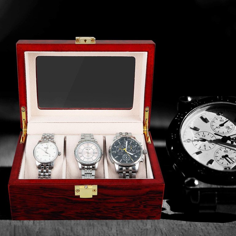 Caja organizadora 3 relojes Premium