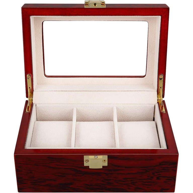 Caja organizadora 3 relojes Premium
