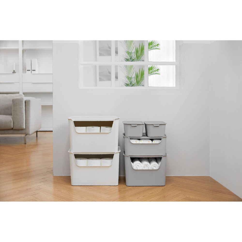 Caja organizadora Living box S 3 litros gris