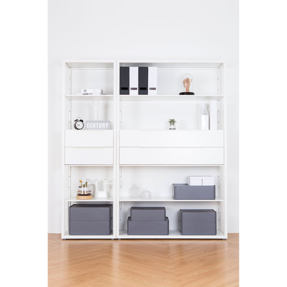 Caja organizadora Myroom Opera c/tapa L gris