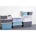 Caja organizadora Prime living box 17 litros gris