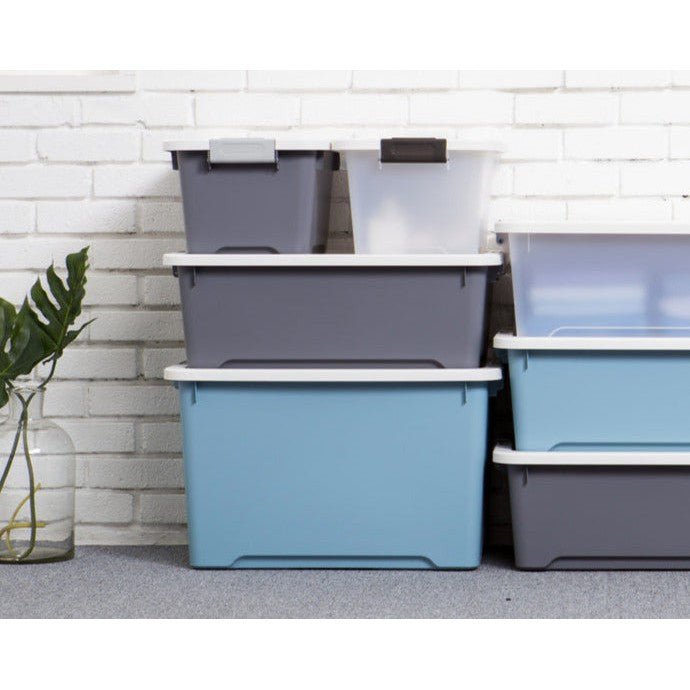 Caja organizadora Prime living box 17 litros gris