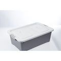 Caja organizadora Prime living box 37 litros gris