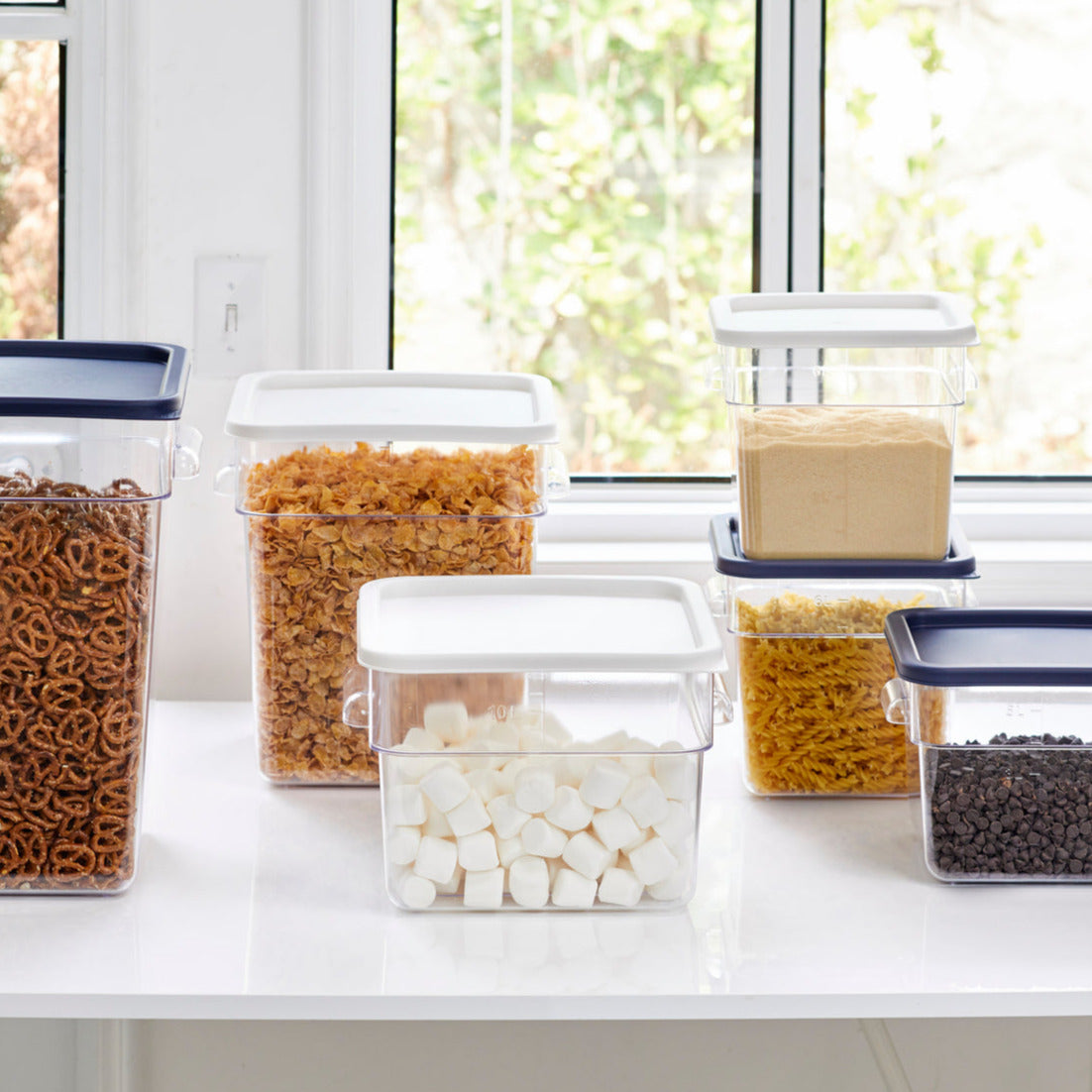 Caja organizadora alimentos 6.4 litros blanco