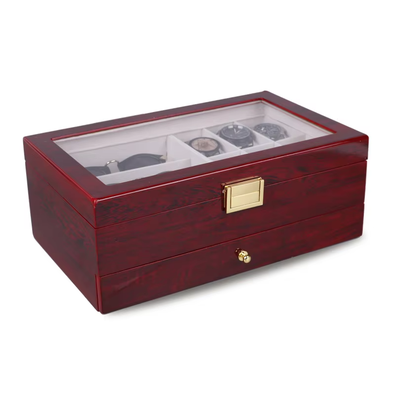 Caja organizadora relojes, lentes y joyas Premium