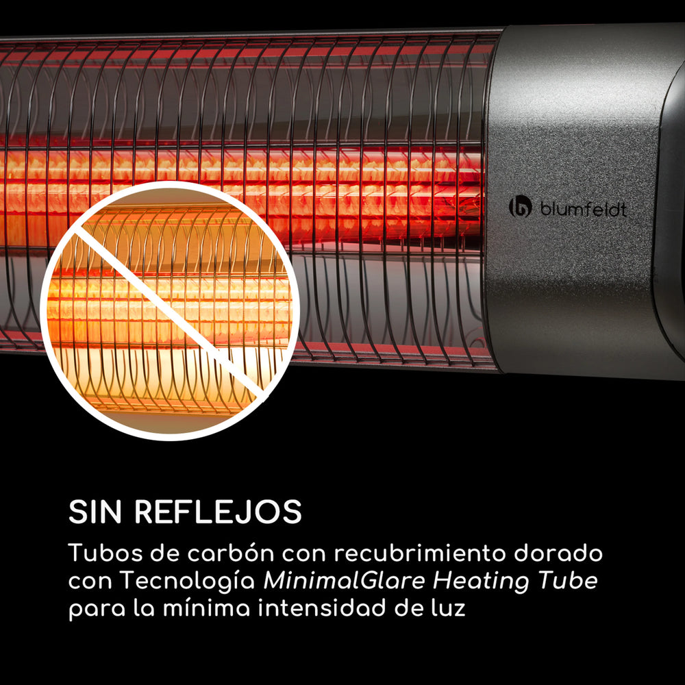 Calentador infrarrojo Blumfeldt 2000 W de piso o pared para terraza - foto 12