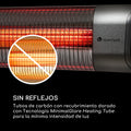 Calentador Infrarrojo 2000W de Piso o Pared con Control Remoto – Altura Ajustable, 9 Niveles y Temporizador 24h