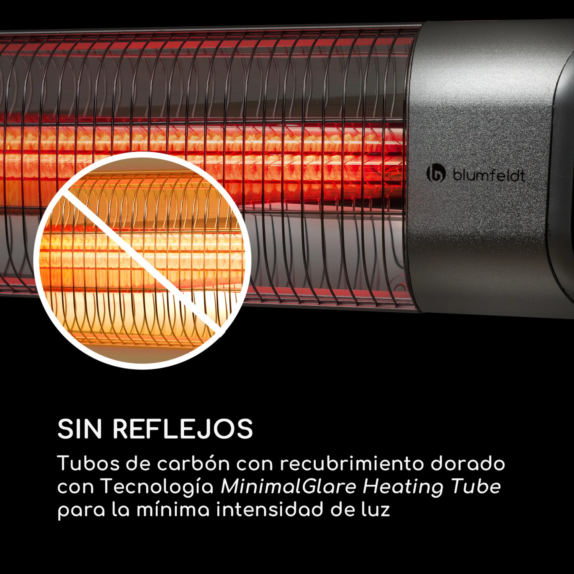 Calentador Infrarrojo 2000W de Piso o Pared con Control Remoto – Altura Ajustable, 9 Niveles y Temporizador 24h