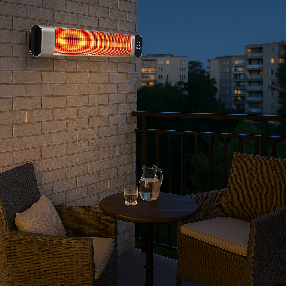 Calentador infrarrojo Blumfeldt 2000 W de piso o pared para terraza - foto 17