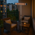 Calentador Infrarrojo 2000W de Piso o Pared con Control Remoto – Altura Ajustable, 9 Niveles y Temporizador 24h