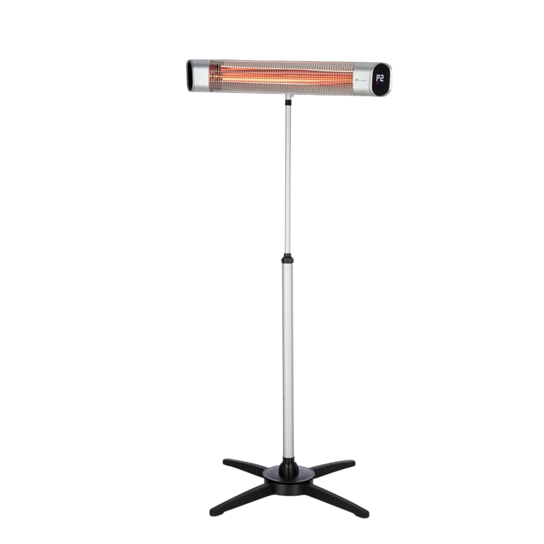Calentador Infrarrojo 2000W de Piso o Pared con Control Remoto – Altura Ajustable, 9 Niveles y Temporizador 24h