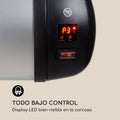 Calentador Infrarrojo de Pared 2500W con Control Remoto - 3 niveles potencia y Temporizador