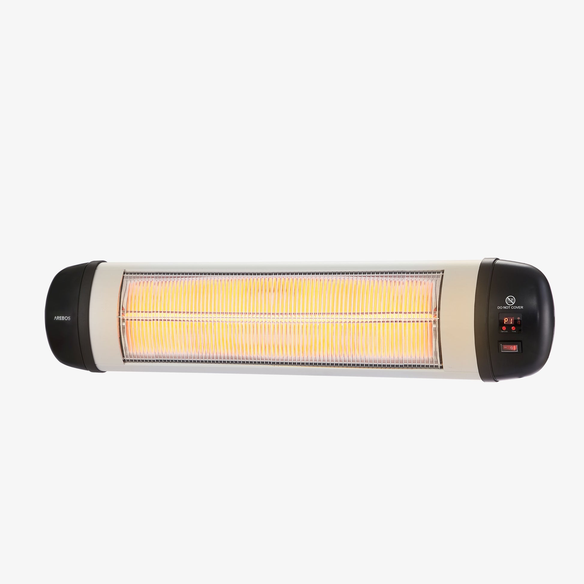 Calentador Infrarrojo de Pared 2500W con Control Remoto - 3 niveles potencia y Temporizador