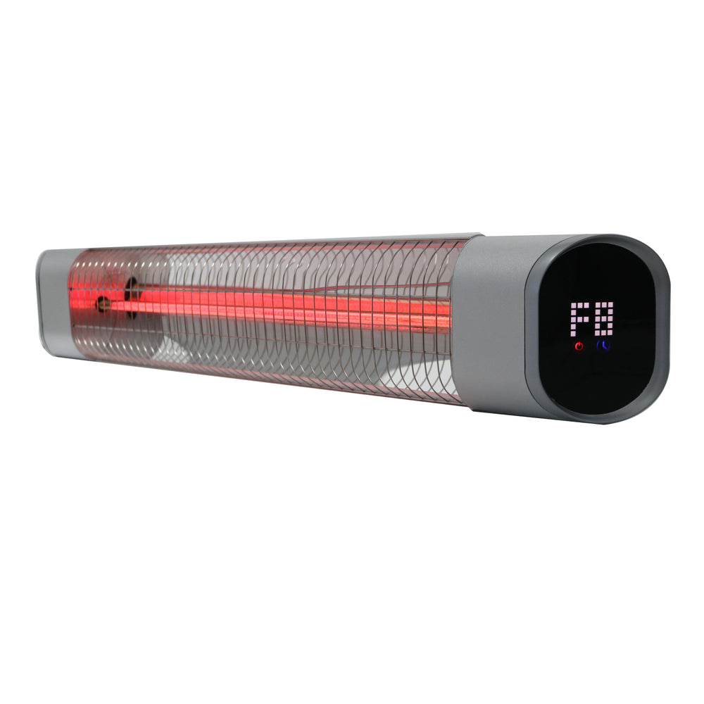 Calentador infrarrojo 2000 W de piso o pared con control remoto