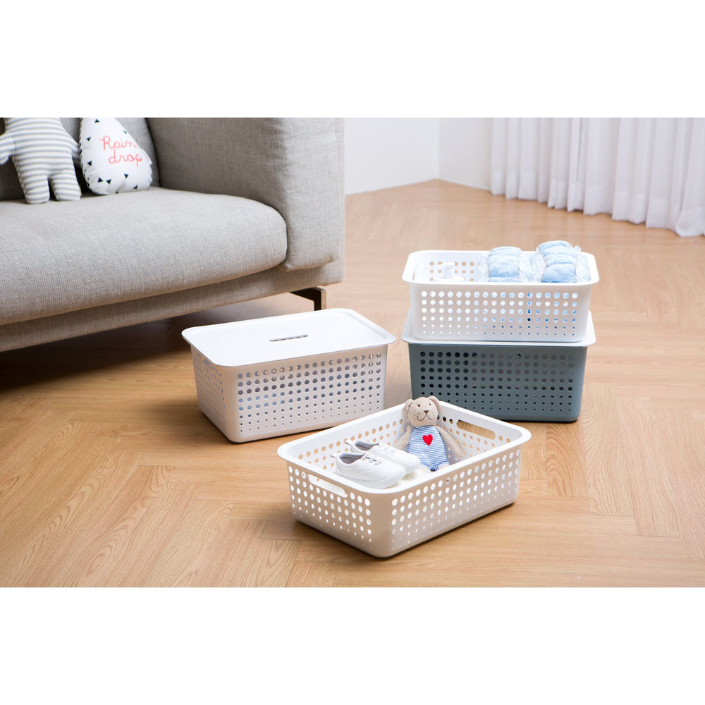 Canasta Myroom i Basket M 16.5 litros blanco
