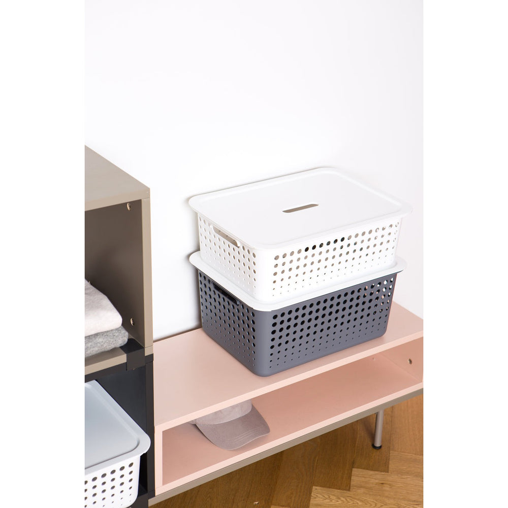 Canasta Myroom i Basket M 16.5 litros blanco