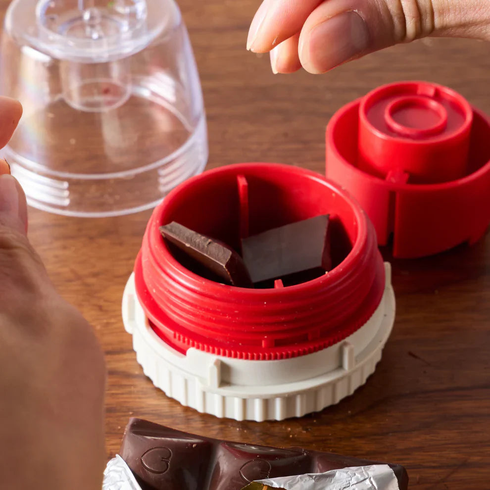 Cápsula porta especias Finapod Classic Ralladora - Para Especias Duras, Frutos Secos y Chocolate